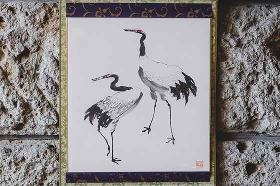 Learn Suiboku-ga Ink Painting Privately from a Kyoto Artist