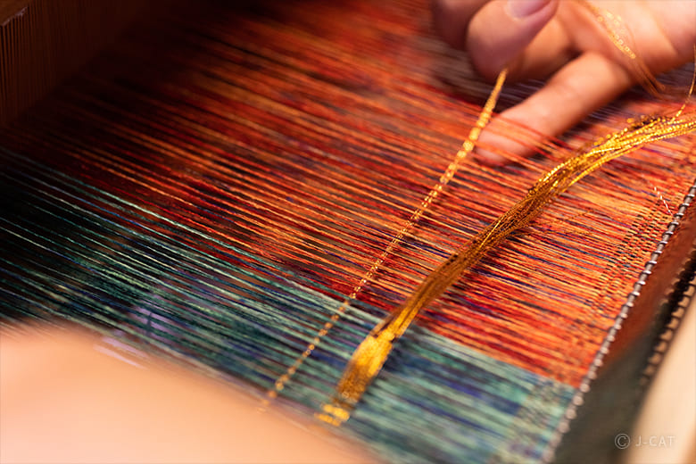 Weave Your Own Nishijin Brocade Tapestry at Masuya Takao in